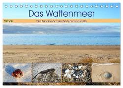 Das Wattenmeer - 2024 (Tischkalender 2024 DIN A5 quer), CALVENDO Monatskalender