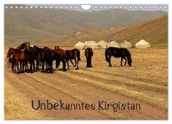 Unbekanntes Kirgistan (Wandkalender 2024 DIN A4 quer), CALVENDO Monatskalender