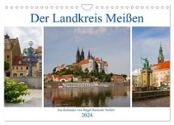 Der Landkreis Meißen (Wandkalender 2024 DIN A4 quer), CALVENDO Monatskalender