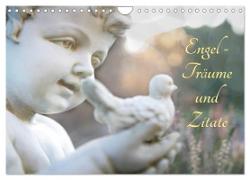 Engel - Träume und Zitate (Wandkalender 2024 DIN A4 quer), CALVENDO Monatskalender