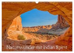 Naturwunder mit Indian Spirit (Wandkalender 2024 DIN A3 quer), CALVENDO Monatskalender