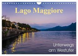 Lago Maggiore - Unterwegs am Westufer (Wandkalender 2024 DIN A4 quer), CALVENDO Monatskalender