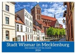 Stadt Wismar in Mecklenburg ¿ Eine Hansestadt mit viel Charme (Wandkalender 2024 DIN A2 quer), CALVENDO Monatskalender