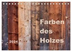 Farben des Holzes (Tischkalender 2024 DIN A5 quer), CALVENDO Monatskalender
