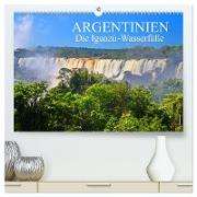 Argentinien. Die Iguazú-Wasserfälle (hochwertiger Premium Wandkalender 2024 DIN A2 quer), Kunstdruck in Hochglanz
