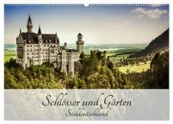 Schlösser und Gärten Süddeutschland (Wandkalender 2024 DIN A2 quer), CALVENDO Monatskalender