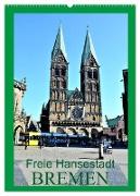 Freie Hansestadt BREMEN (Wandkalender 2024 DIN A2 hoch), CALVENDO Monatskalender