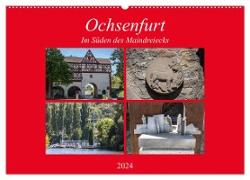 Ochsenfurt im Süden des Maindreiecks (Wandkalender 2024 DIN A2 quer), CALVENDO Monatskalender