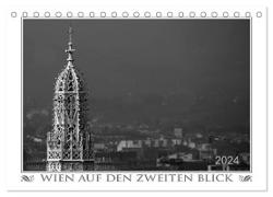 Wien auf den zweiten Blick (Tischkalender 2024 DIN A5 quer), CALVENDO Monatskalender
