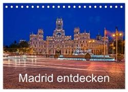 Madrid entdecken (Tischkalender 2024 DIN A5 quer), CALVENDO Monatskalender