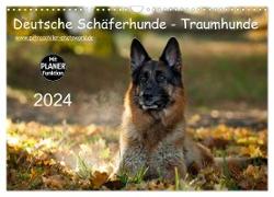 Deutsche Schäferhunde - Traumhunde (Wandkalender 2024 DIN A3 quer), CALVENDO Monatskalender