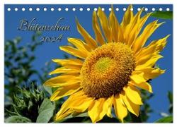 Blütenschau 2024 (Tischkalender 2024 DIN A5 quer), CALVENDO Monatskalender