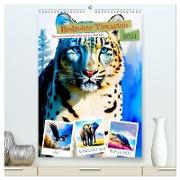 Bedrohte Tierarten 2024 (hochwertiger Premium Wandkalender 2024 DIN A2 hoch), Kunstdruck in Hochglanz