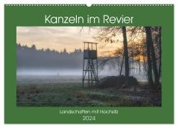 Kanzeln im Revier (Wandkalender 2024 DIN A2 quer), CALVENDO Monatskalender