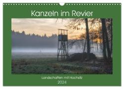 Kanzeln im Revier (Wandkalender 2024 DIN A3 quer), CALVENDO Monatskalender
