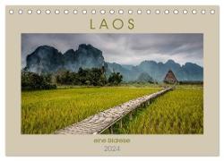 Laos - eine Bildreise (Tischkalender 2024 DIN A5 quer), CALVENDO Monatskalender