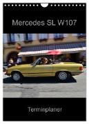 Mercedes SL W107 - Terminplaner (Wandkalender 2024 DIN A4 hoch), CALVENDO Monatskalender