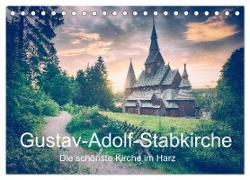 Gustav-Adolf-Stabkirche. Die schönste Kirche im Harz (Tischkalender 2024 DIN A5 quer), CALVENDO Monatskalender