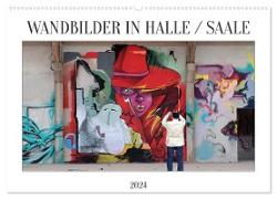 WANDBILDER IN HALLE / SAALE (Wandkalender 2024 DIN A2 quer), CALVENDO Monatskalender