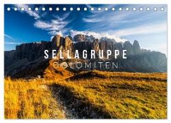 Sellagruppe. Dolomiten (Tischkalender 2024 DIN A5 quer), CALVENDO Monatskalender