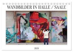 WANDBILDER IN HALLE / SAALE (Tischkalender 2024 DIN A5 quer), CALVENDO Monatskalender