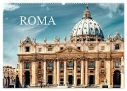 Roma (Wandkalender 2024 DIN A2 quer), CALVENDO Monatskalender