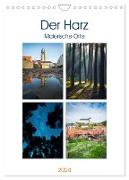 Der Harz - Malerische Orte (Wandkalender 2024 DIN A4 hoch), CALVENDO Monatskalender