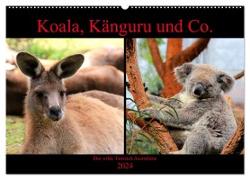 Koala, Känguru und Co. ¿ Das wilde Tierreich Australiens (Wandkalender 2024 DIN A2 quer), CALVENDO Monatskalender