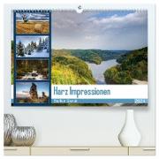 Harz Impressionen (hochwertiger Premium Wandkalender 2024 DIN A2 quer), Kunstdruck in Hochglanz