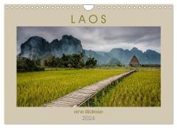 Laos - eine Bildreise (Wandkalender 2024 DIN A4 quer), CALVENDO Monatskalender