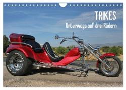 Trikes - Unterwegs auf drei Rädern (Wandkalender 2024 DIN A4 quer), CALVENDO Monatskalender