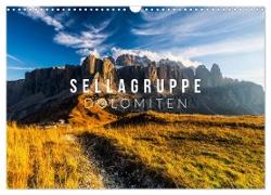 Sellagruppe. Dolomiten (Wandkalender 2024 DIN A3 quer), CALVENDO Monatskalender