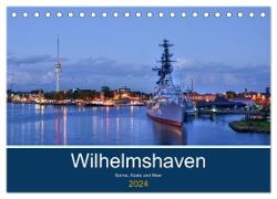 Wilhelmshaven - Sonne, Küste und Meer (Tischkalender 2024 DIN A5 quer), CALVENDO Monatskalender