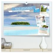 Malediven, Perle im Indischen Ozean (hochwertiger Premium Wandkalender 2024 DIN A2 quer), Kunstdruck in Hochglanz