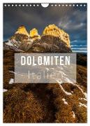 Dolomiten. Italien (Wandkalender 2024 DIN A4 hoch), CALVENDO Monatskalender