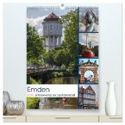 Emden - Sehenswertes der Seehafenstadt (hochwertiger Premium Wandkalender 2024 DIN A2 hoch), Kunstdruck in Hochglanz