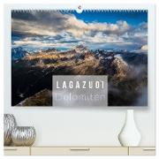 Lagazuoi Dolomiten (hochwertiger Premium Wandkalender 2024 DIN A2 quer), Kunstdruck in Hochglanz
