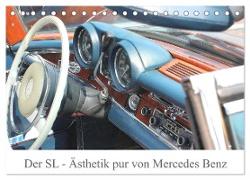 Der SL - Ästhetik pur von Mercedes Benz (Tischkalender 2024 DIN A5 quer), CALVENDO Monatskalender