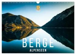 Berge. Alpenseen (Wandkalender 2024 DIN A3 quer), CALVENDO Monatskalender