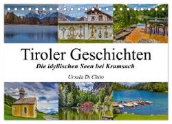 Tiroler Geschichten - Die idyllischen Seen bei Kramsach (Tischkalender 2024 DIN A5 quer), CALVENDO Monatskalender