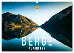 Berge. Alpenseen (Wandkalender 2024 DIN A2 quer), CALVENDO Monatskalender