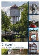 Emden - Sehenswertes der Seehafenstadt (Wandkalender 2024 DIN A2 hoch), CALVENDO Monatskalender