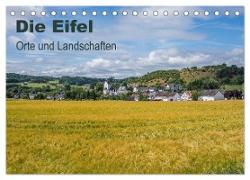 Die Eifel - Orte und Landschaften (Tischkalender 2024 DIN A5 quer), CALVENDO Monatskalender