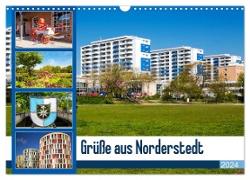 Grüße aus Norderstedt (Wandkalender 2024 DIN A3 quer), CALVENDO Monatskalender