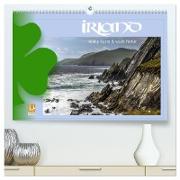 Irland - Rauhe Küste und Wilde Natur (hochwertiger Premium Wandkalender 2024 DIN A2 quer), Kunstdruck in Hochglanz
