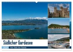 Südlicher Gardasee - Von Salo bis Garda (Wandkalender 2024 DIN A2 quer), CALVENDO Monatskalender