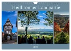 Heilbronner Landpartie (Wandkalender 2024 DIN A4 quer), CALVENDO Monatskalender