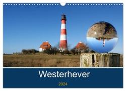 Westerhever (Wandkalender 2024 DIN A3 quer), CALVENDO Monatskalender