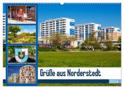 Grüße aus Norderstedt (Wandkalender 2024 DIN A2 quer), CALVENDO Monatskalender