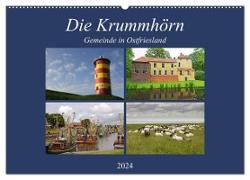 Die Krummhörn Gemeinde in Ostfriesland (Wandkalender 2024 DIN A2 quer), CALVENDO Monatskalender